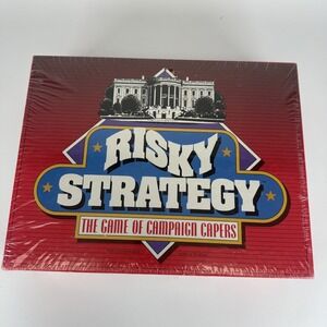 1992 GOLDEN 5089‎ RISKY BUSINESS Board Game Presidential Campaign Capers SEALED